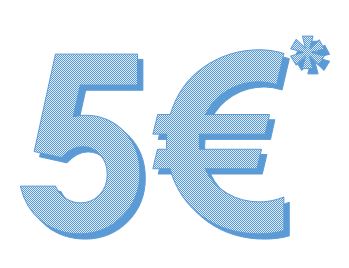 Reduced fee of 5€ (only for families in receipt of a „Lernmittelbefreiung“)