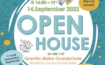 OPEN HOUSE on 14.09.2022 from 16:30h